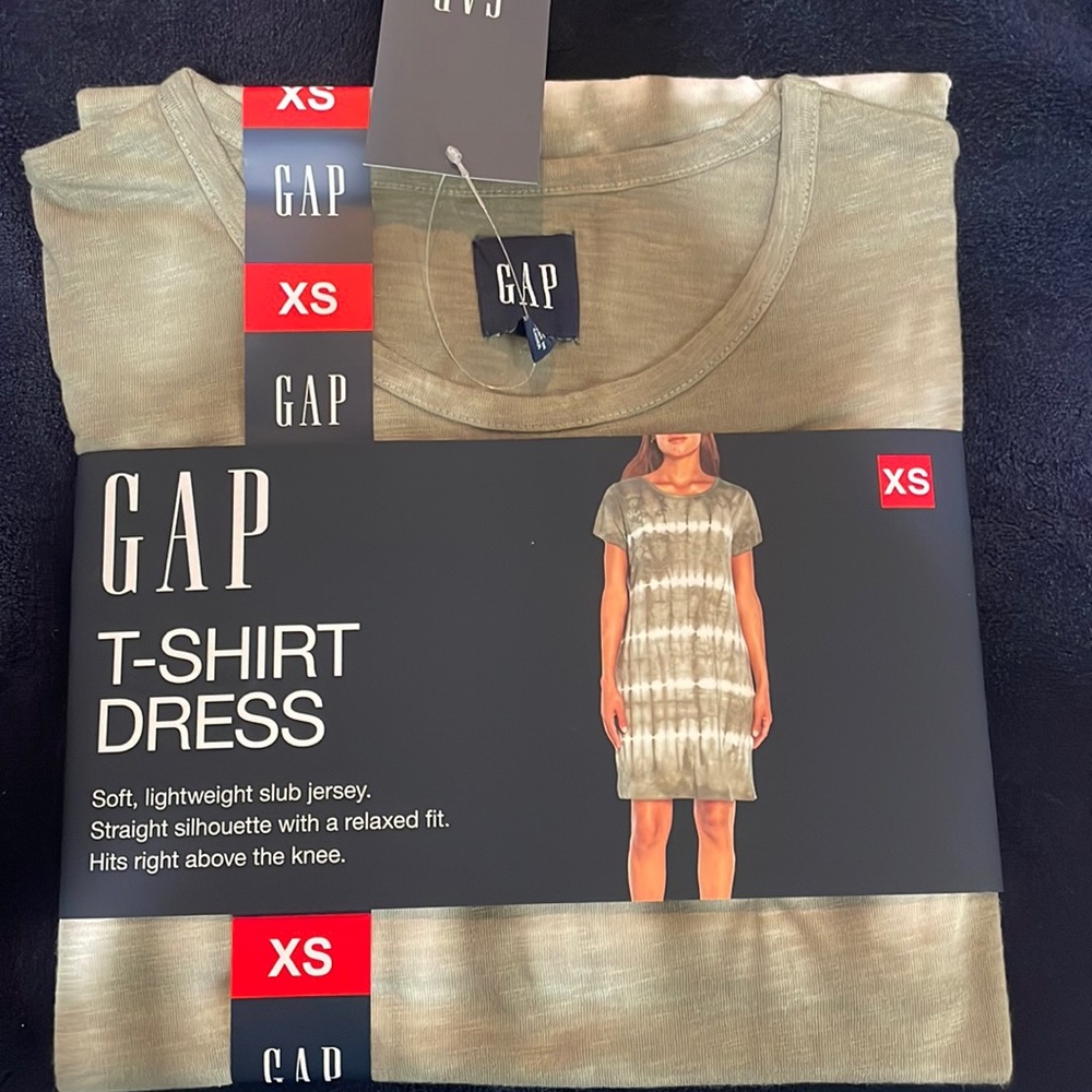 Gap T-Shirt dress tye-dye